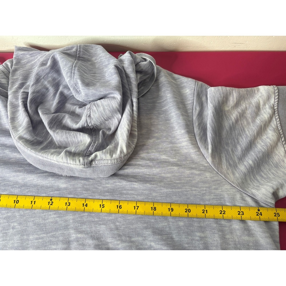 Jane and Delaney Womens Purple French Terry Short Sleeve Hoodie Sz 2X Cozystyle - Picture 8 of 10